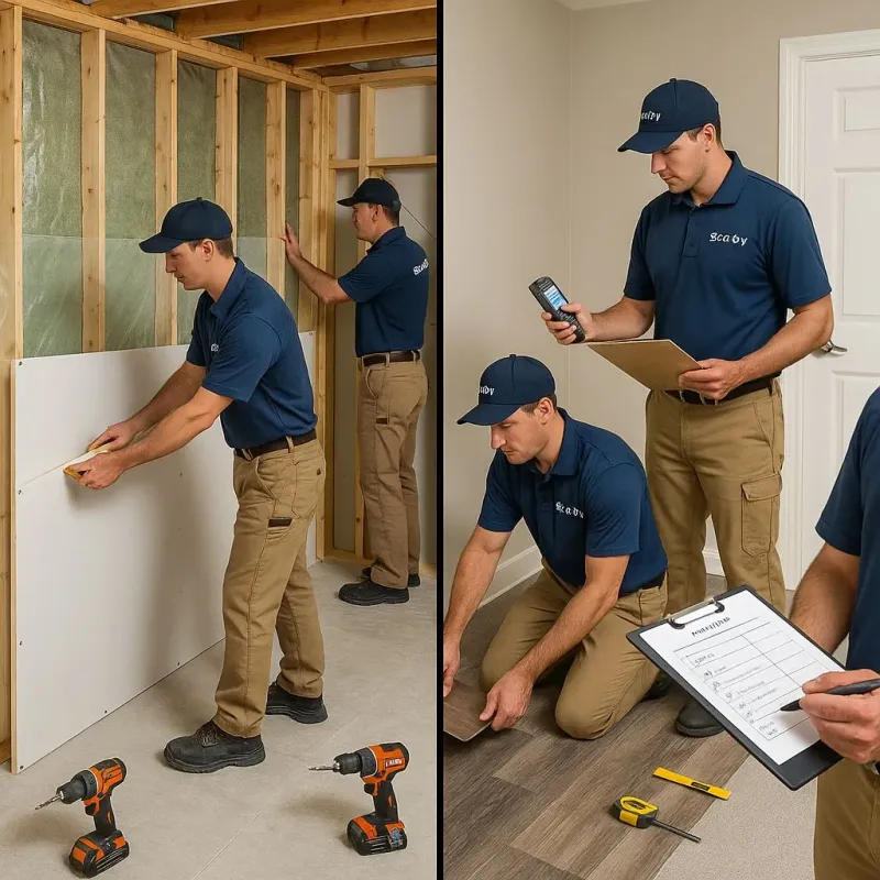Repairs and Reconstruction process in Collinsville, AL